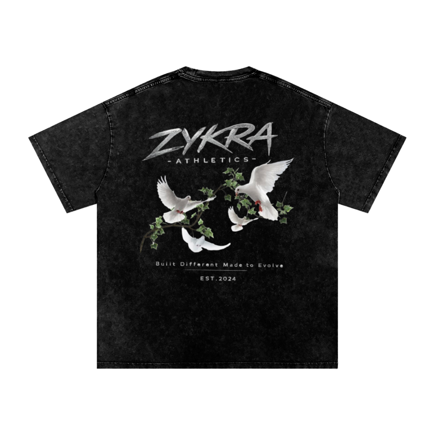 ZYKRA Dove Washed Tee
