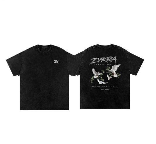 ZYKRA Dove Washed Tee
